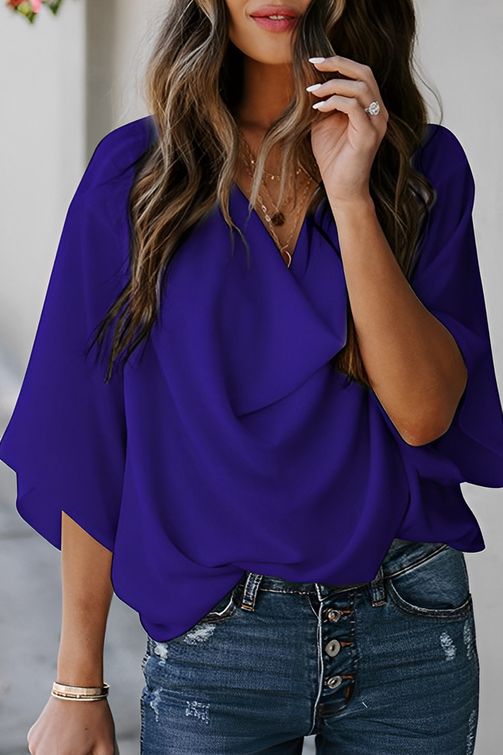 Drune | Lässige Sommerbluse Aus Chiffon