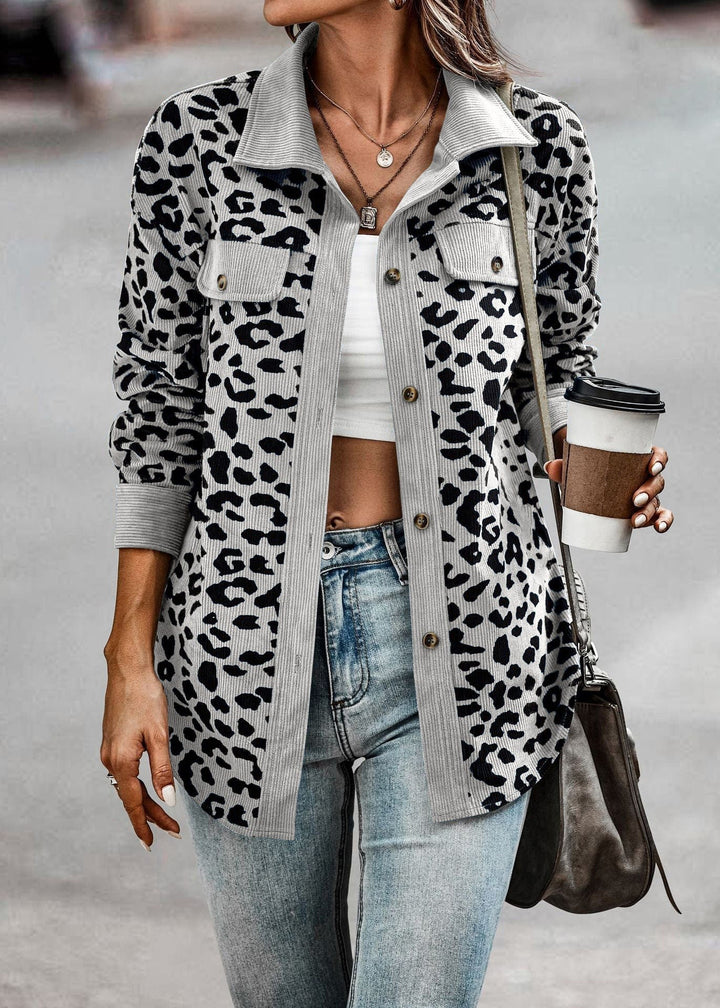 Drune | Leopardjacke Chic Premium Material Ideal für den Frühling
