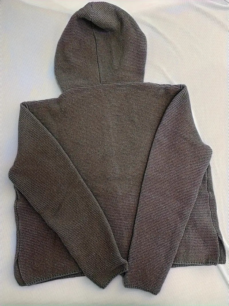 Drune | Weiche Strickjacke mit Kapuze