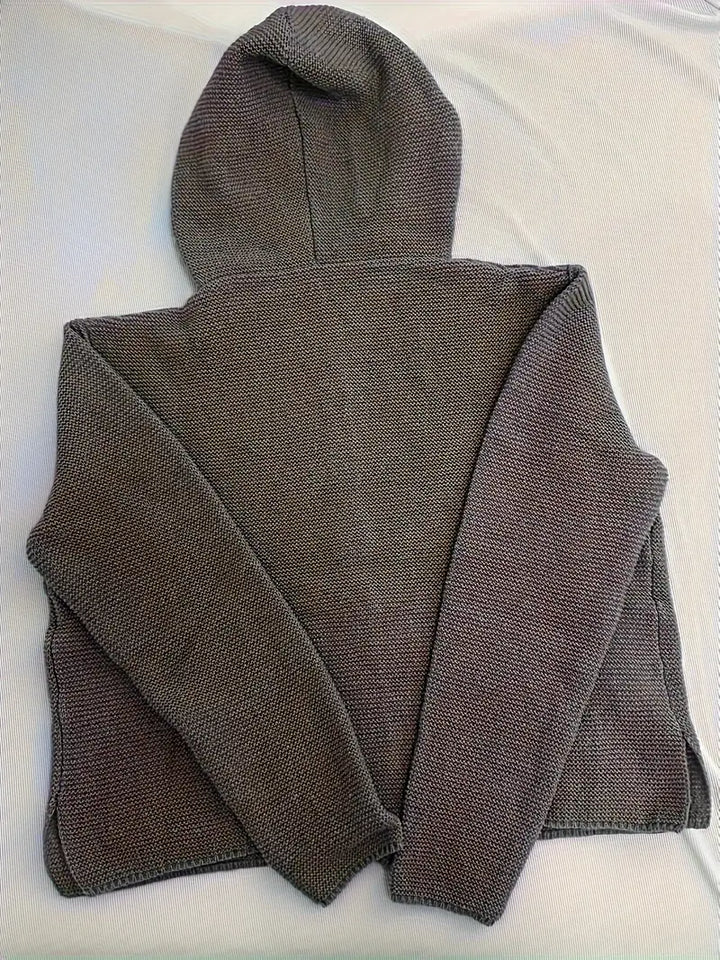 Drune | Weiche Strickjacke mit Kapuze