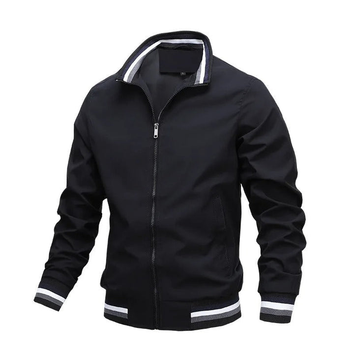 Drune | Sportliche Gestreifte Herren Mitteljahresjacke