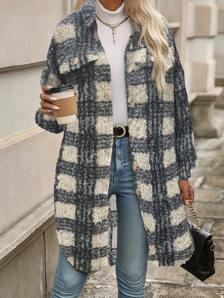 Drune | Langarmige Jacke Aus Teddyfleece Acryl Warm und Trendy