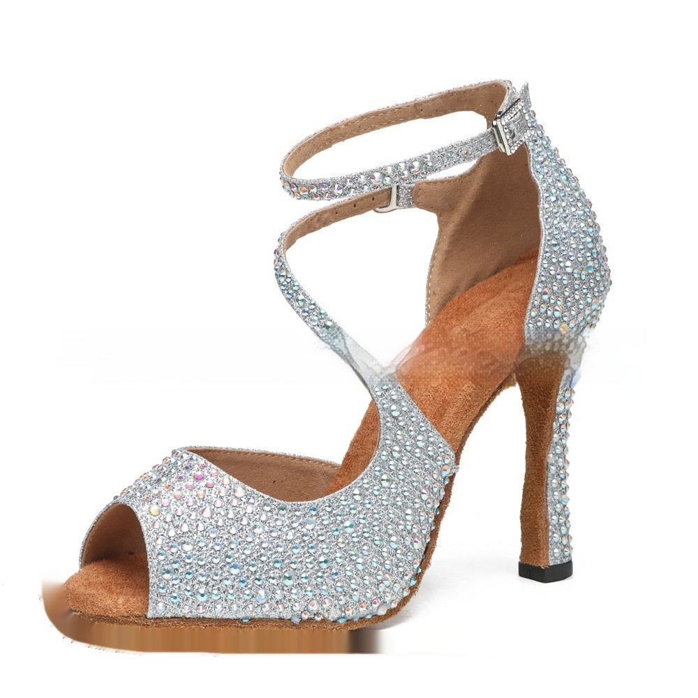 Drune | Frauen Latin Tanz Mittelabsatz Tanzschuhe Damen