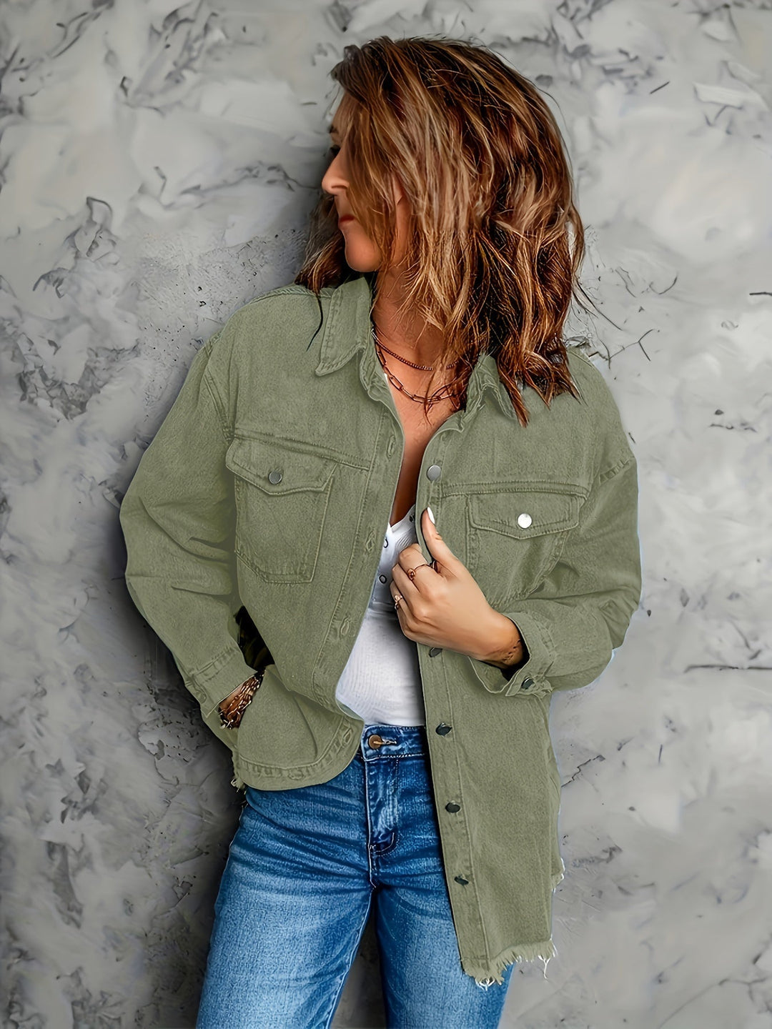 Drune | Lässige Denim Überhemden mit Taschen 100% Baumwolle Stilvoll und Langlebig
