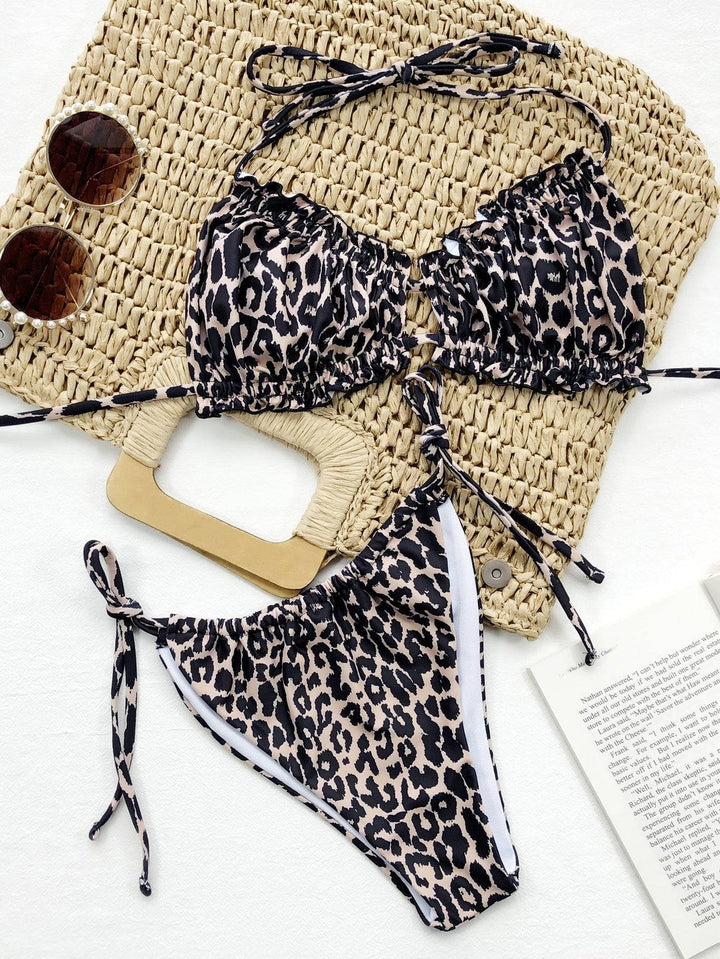 Drune | Rüschentrill Halterneck Bikini Set