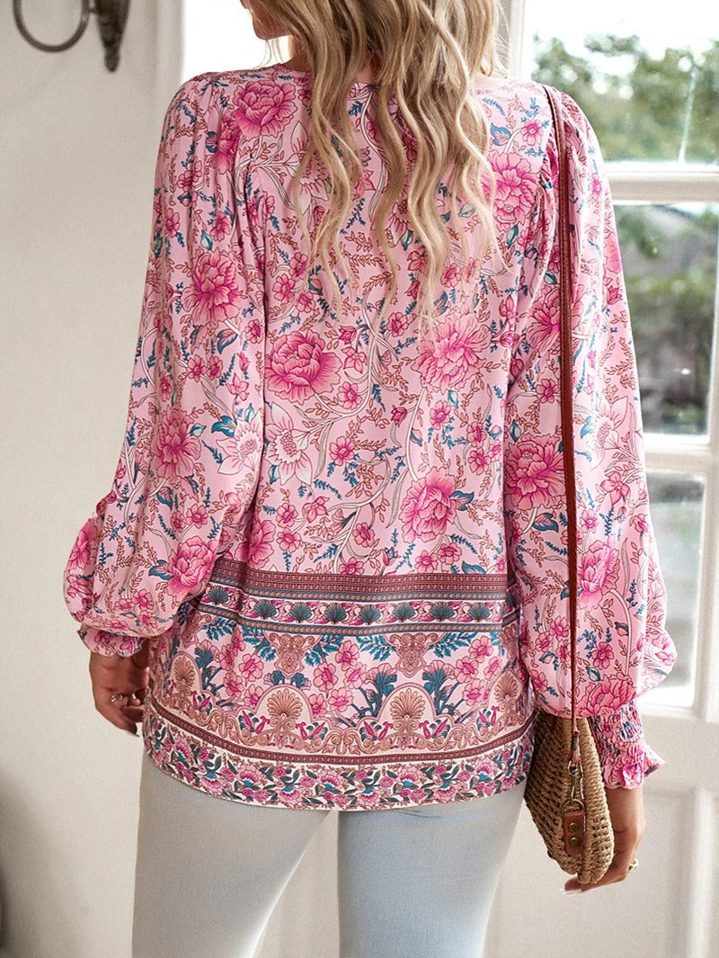 Drune | Elegantes Sommer Blumenoberteil Für Damen