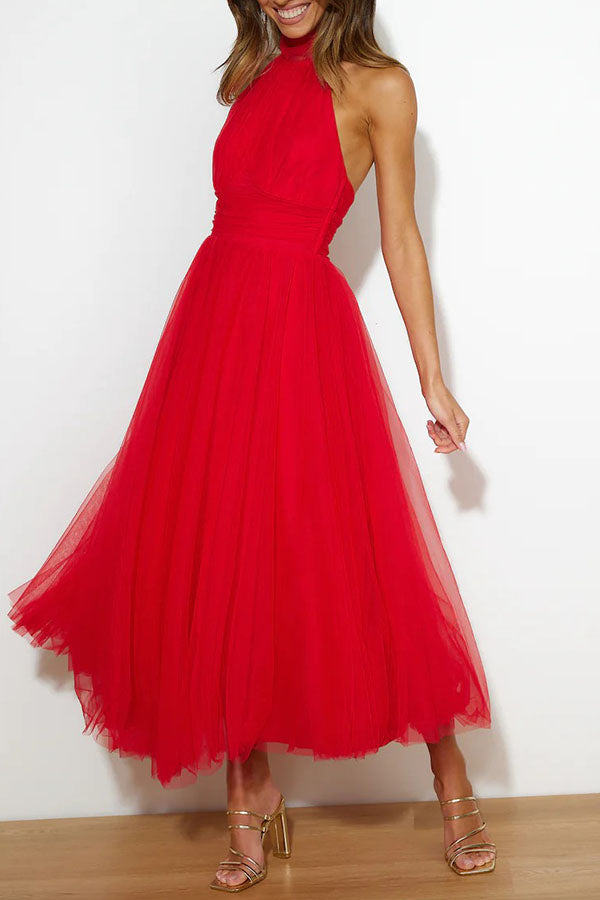 Drune | Kleid mit Langer Röcke Design