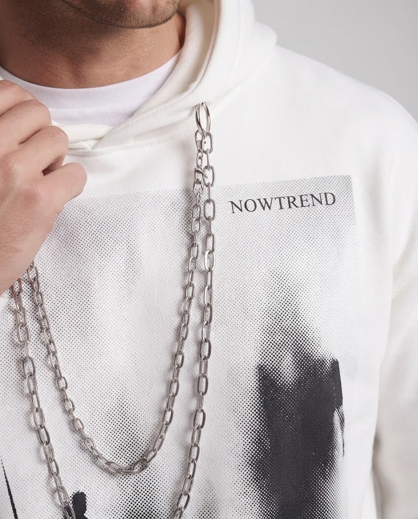 Herrenmode Hoodie mit kreativem Druck Drune