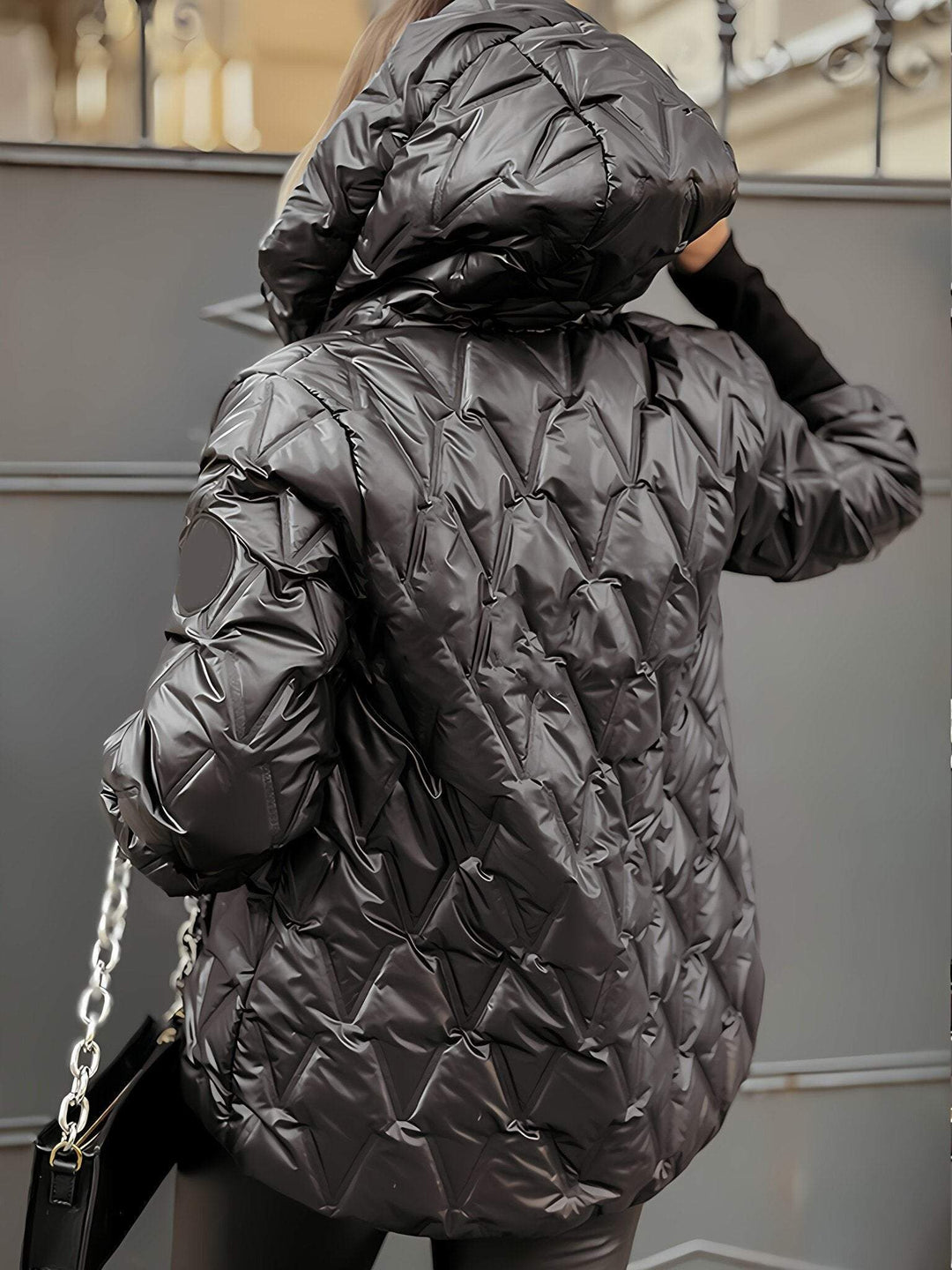 Drune | Patchwork-Jacke mit Kapuze