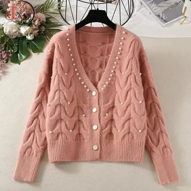 Drune | Legere Damen Strickjackes Pullover