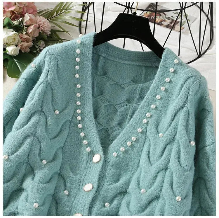Drune | Legere Damen Strickjackes Pullover