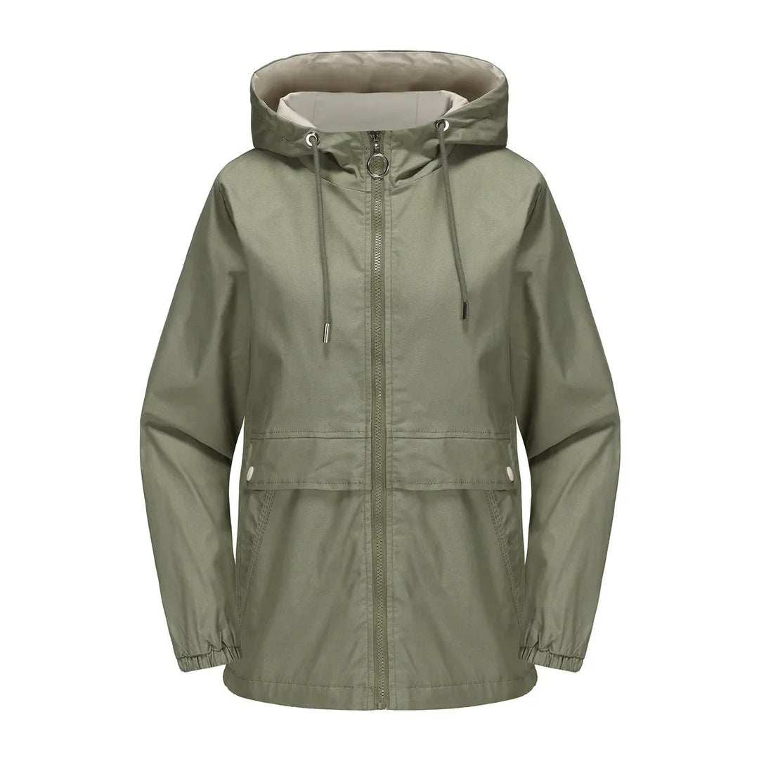 Drune | Warme Kapuzenjacke für Frauen Im Winter