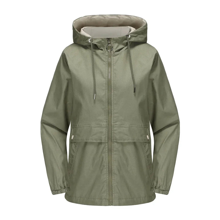 Drune | Warme Kapuzenjacke für Frauen Im Winter