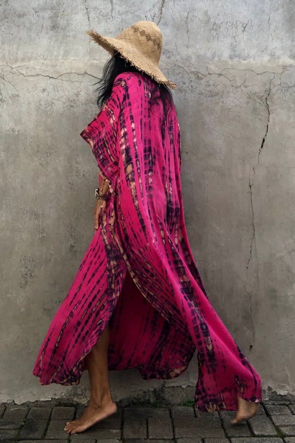 Drune Freely – Lockeres Überwurfkleid im Batik-Boho-Stil