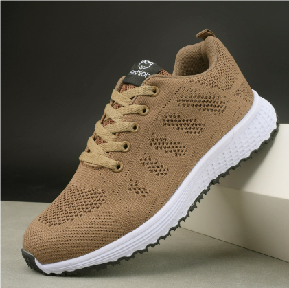 Bequeme Atmungsaktive Damen Alltag Leichte Lauf Sneaker Drune
