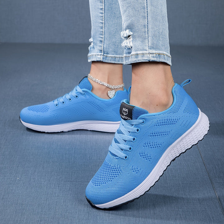 Bequeme Atmungsaktive Damen Alltag Leichte Lauf Sneaker Drune