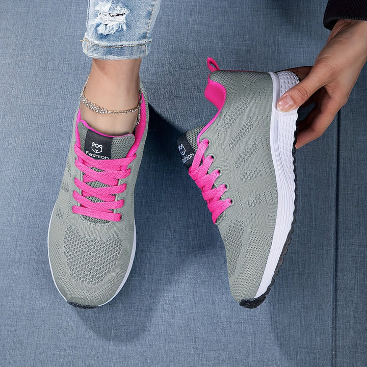Bequeme Atmungsaktive Damen Alltag Leichte Lauf Sneaker Drune