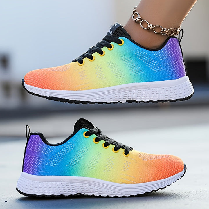 Bequeme Atmungsaktive Damen Alltag Leichte Lauf Sneaker Drune