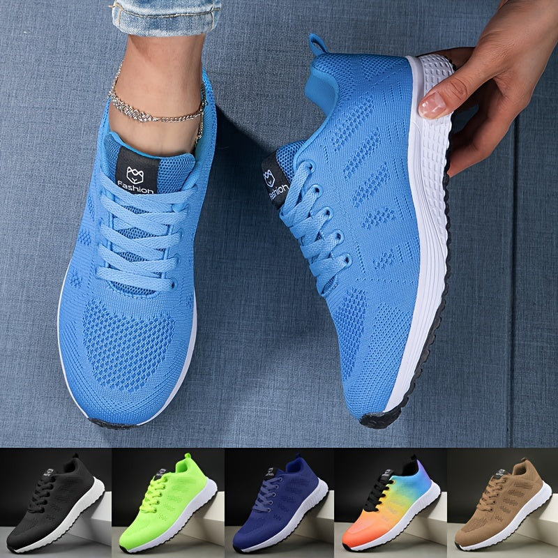 Bequeme Atmungsaktive Damen Alltag Leichte Lauf Sneaker Drune