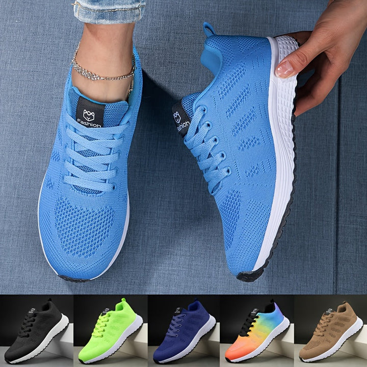 Bequeme Atmungsaktive Damen Alltag Leichte Lauf Sneaker Drune