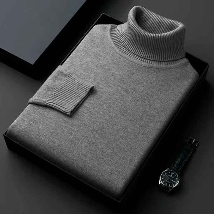 Drune | Kaschmir Baumwoll Mischung Rollkragenpullover Für Männer