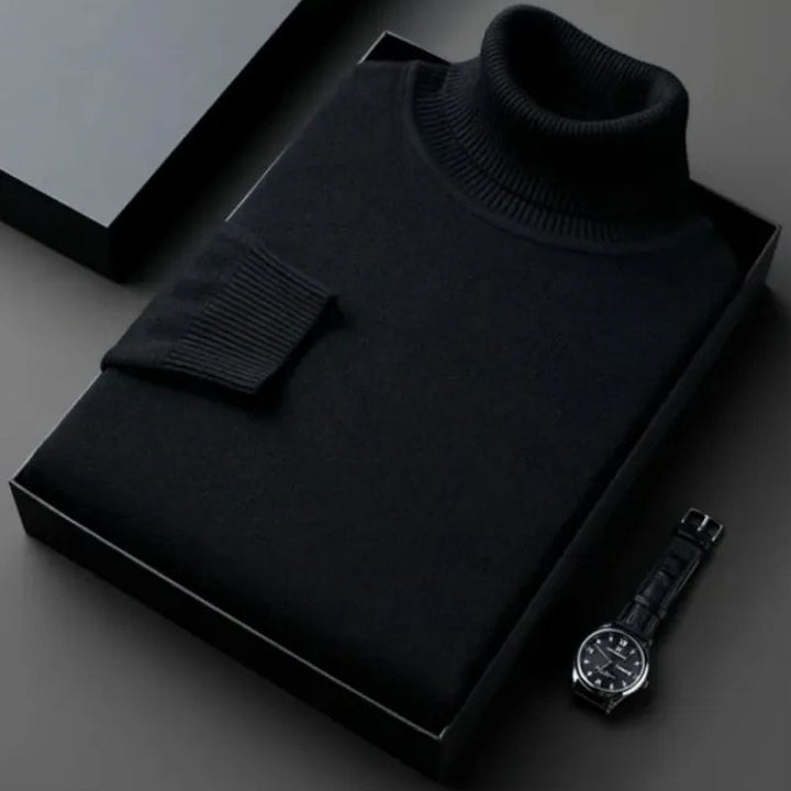 Drune | Kaschmir Baumwoll Mischung Rollkragenpullover Für Männer