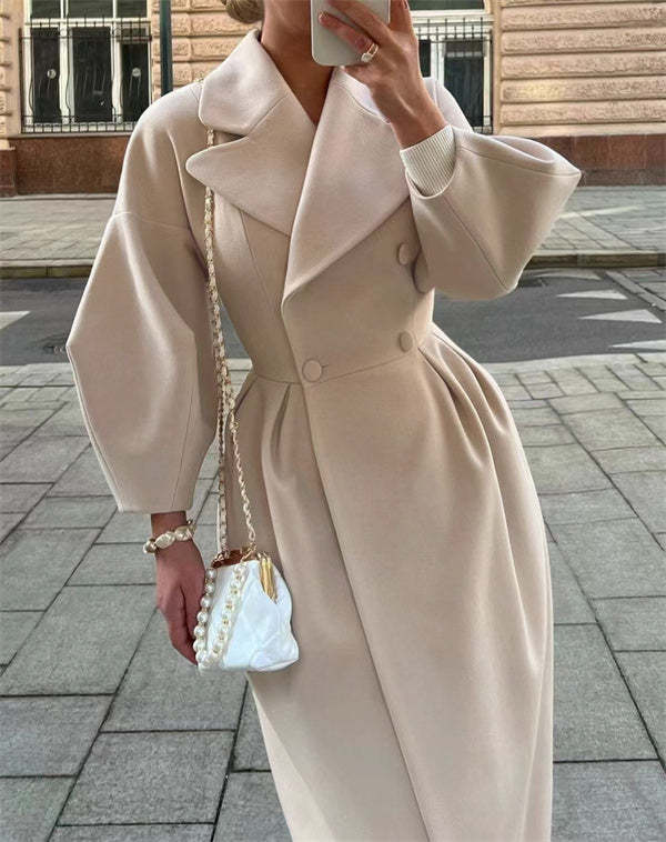 Drune | Mantel mit Laternenärmeln Clara Elegante und Stilvoll