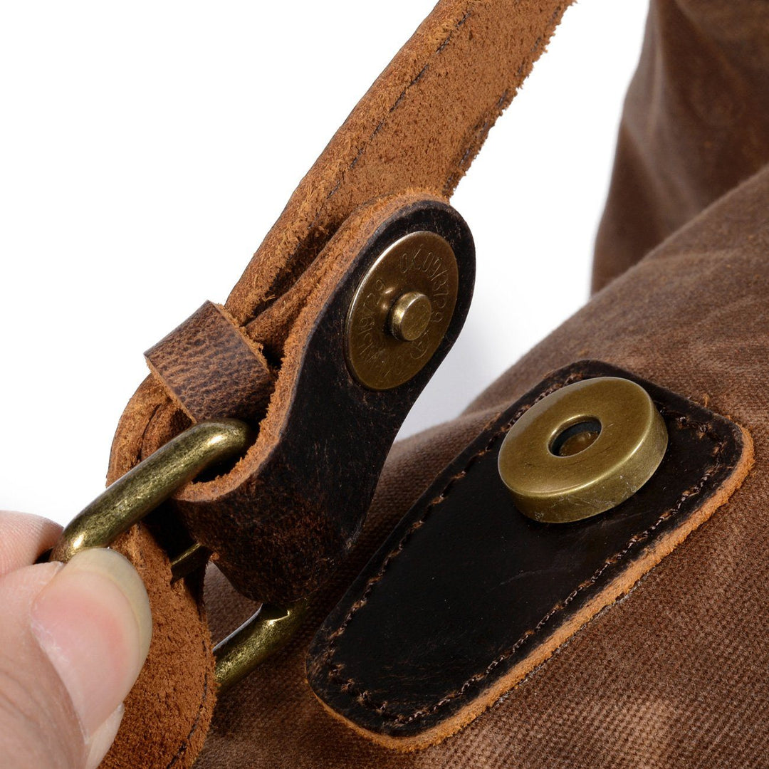 Drune | Canvas Leder Rucksack - Nachhaltig und stilvoll für den täglichen Gebrauch