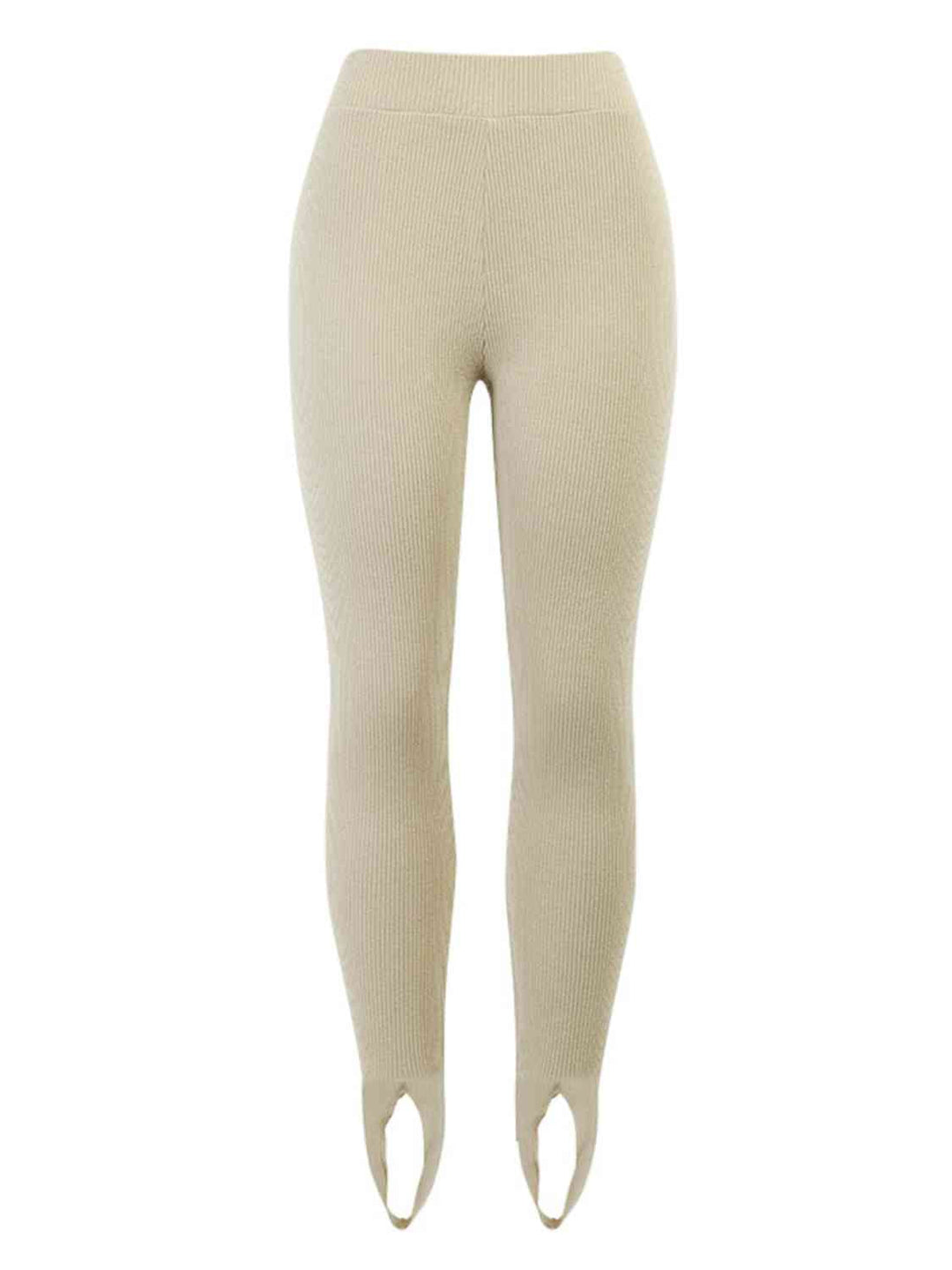 Drune | Geripptes Mittel Taillen Leggings