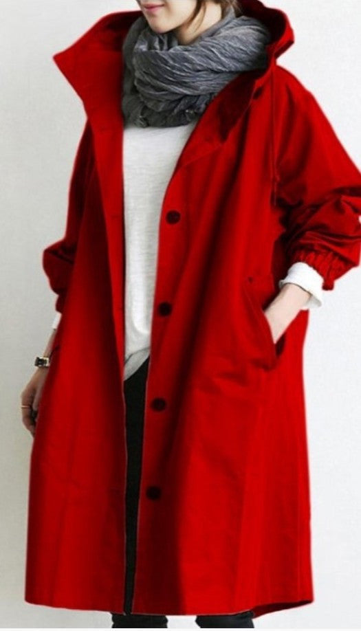 Drune | Trenchcoat Mit Kapuze