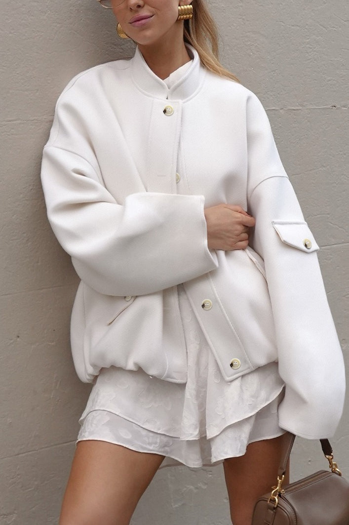 Drune | Stehkragen lockere Jacke