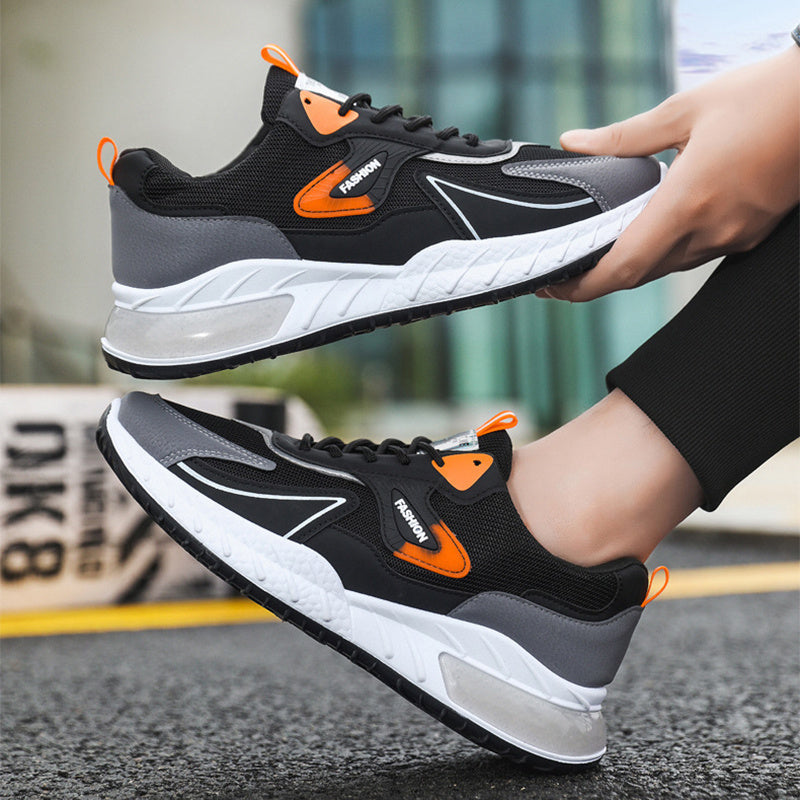 Drune | Atmungsaktive Herren Sneaker Mit Farbakzent