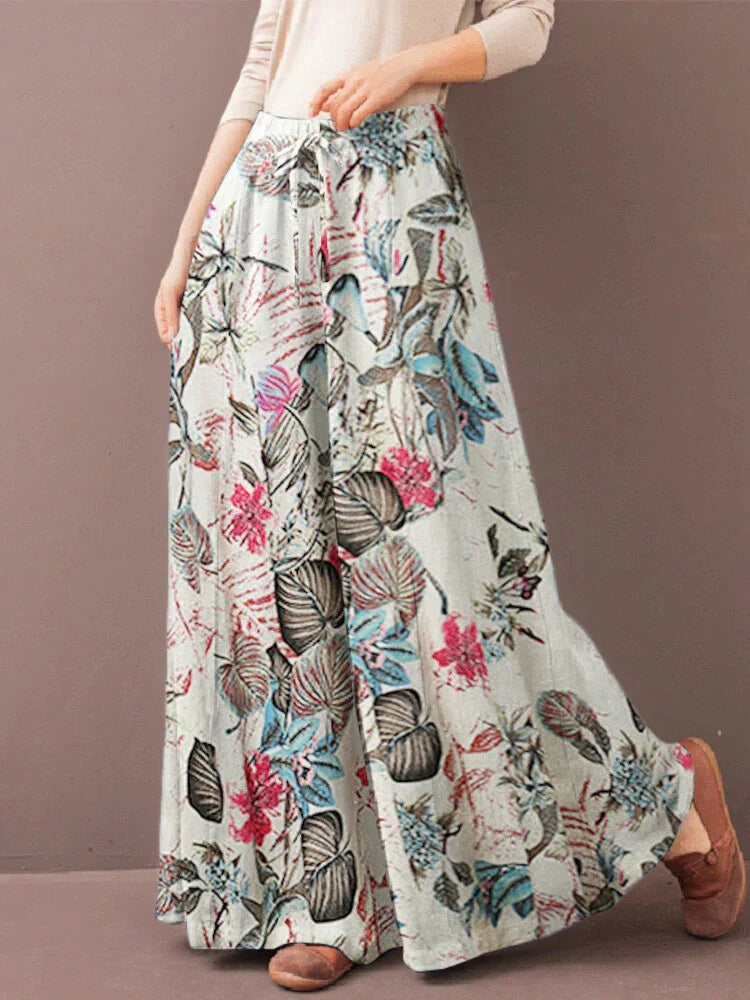 Drune | Schicke Lockere Hosen mit Blumenmuster