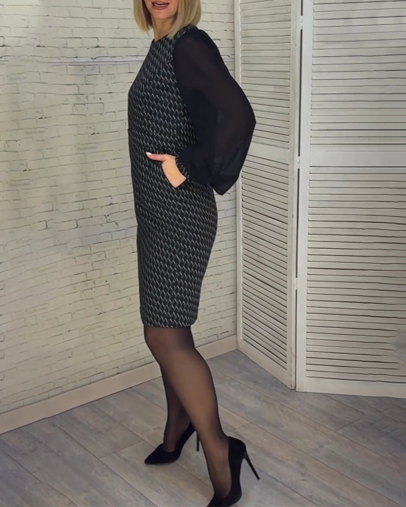 Drune | Elegantes Kleid mit Raglanärmeln
