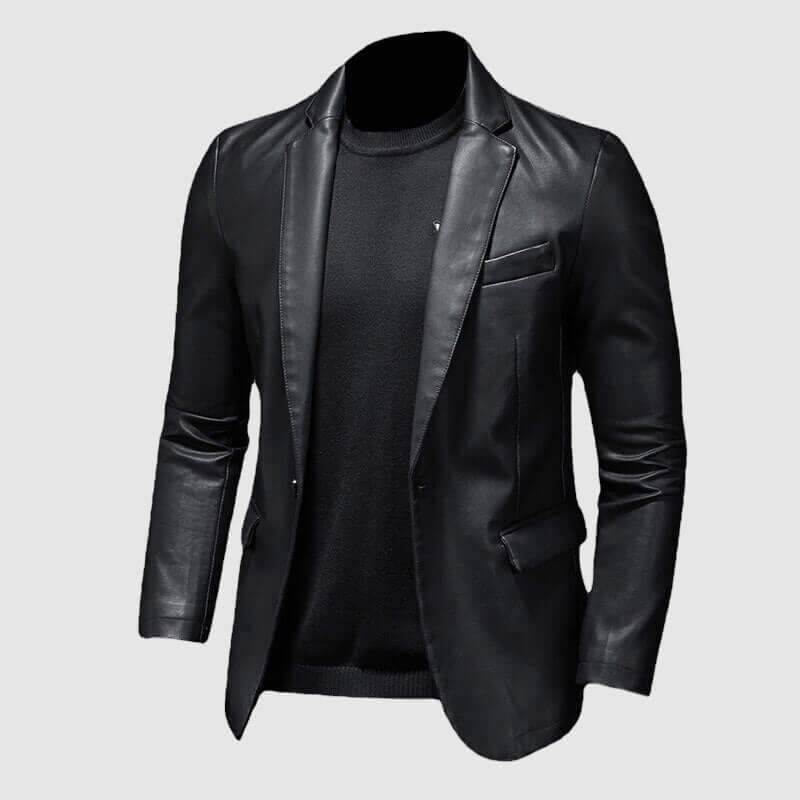 Drune | Herren Rohlederjacke