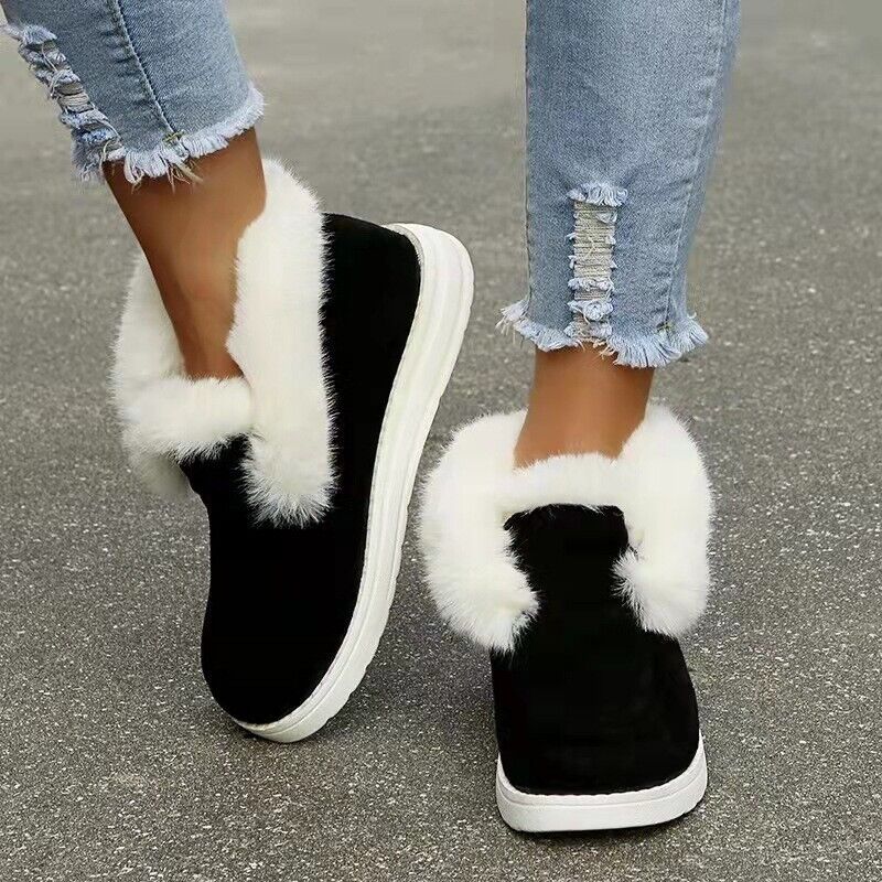 Drune | Winter Mokassins - Wildleder Slip-On Mokassins mit Fellfutter