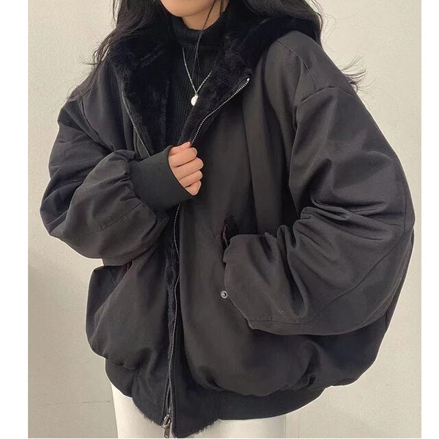 Drune | Stilvolle dicke Jacke mit Wendefunktion