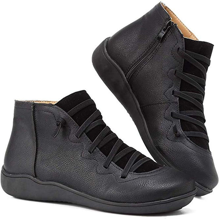 Drune | Fake-Leder Stiefeletten Für Einen Modischen Look
