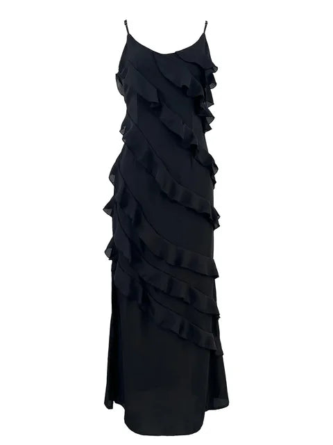 Drune I Rote Chiffon-Unterkleider für Damen