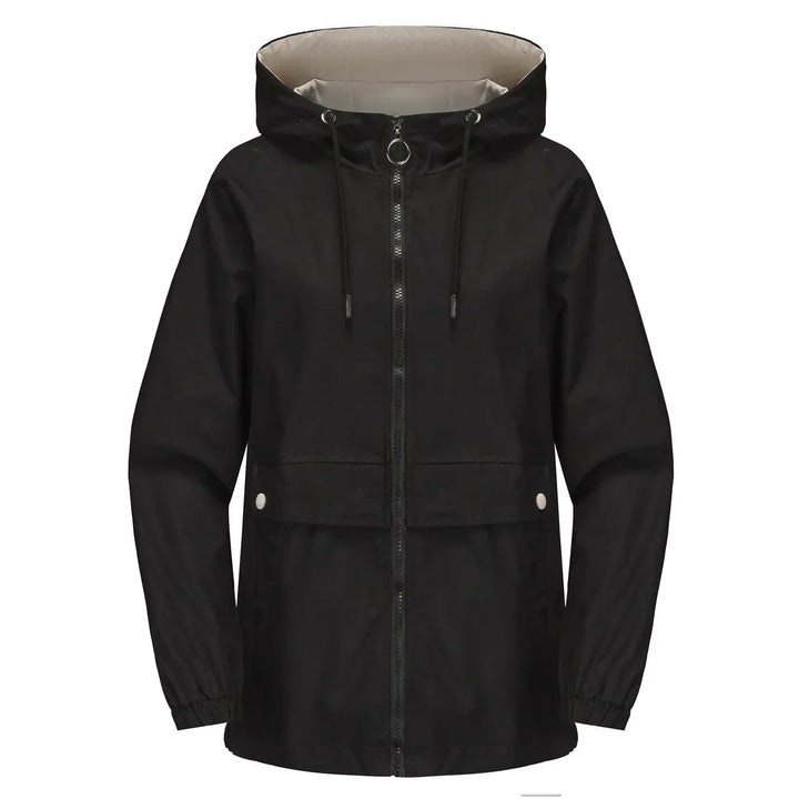 Drune | Warme Kapuzenjacke für Frauen Im Winter
