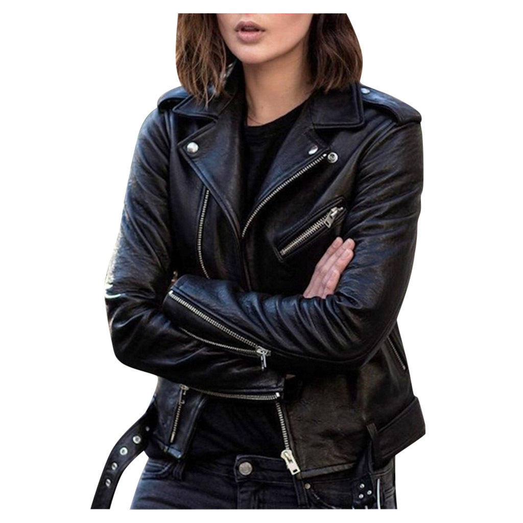 Drune | Bikerjacke für Damen - Mit Reißverschluss