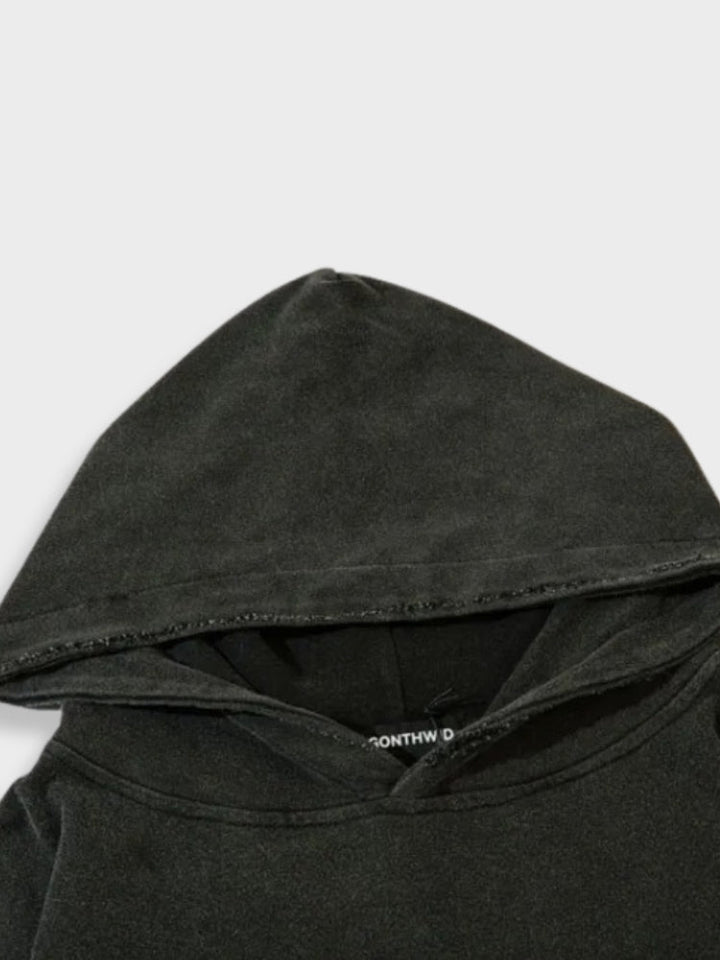 Drune | Fangs Bestickter Hoodie Für Herren - Bequemes Streetwear