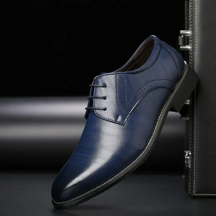 Drune | Schuhe Anzugschuhe Aus Leder Klassische Passform Brogue Details Schnürung