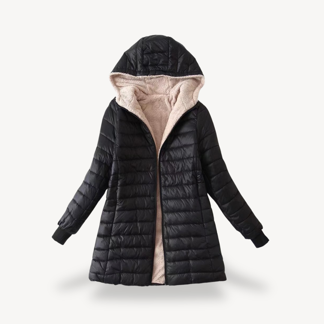 Drune | Damen Sherpa gefütterte Pufferjacke