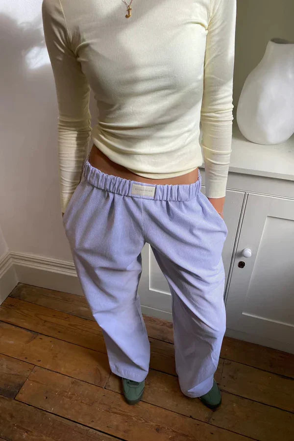 Drune | Loose fit Gestreift Elastisch Taille Hose