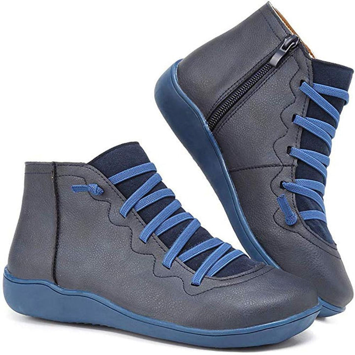 Drune | Fake-Leder Stiefeletten Für Einen Modischen Look