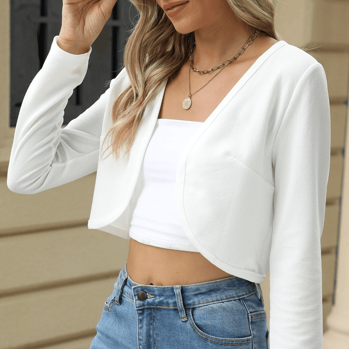 Drune | Eleganter Bolero Blazer Vielseitiger Stil Für Die Moderne Frau Damen Top
