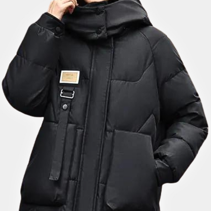 Drune | Winterjacke mit Kapuze für Damen