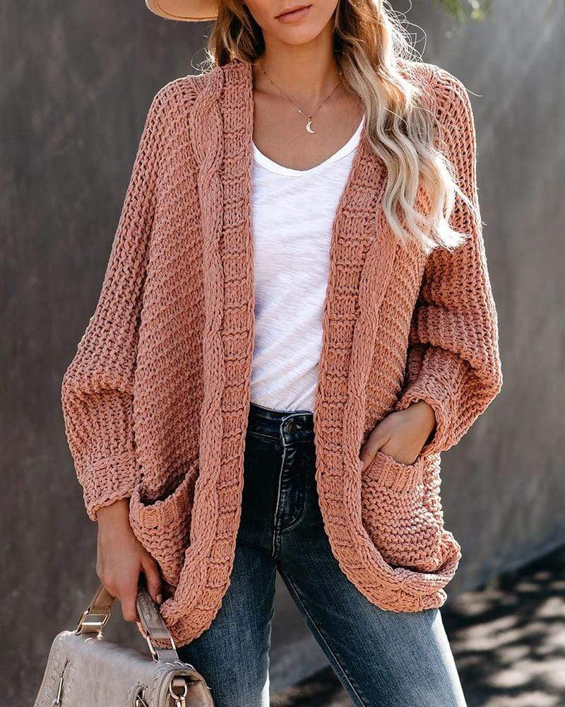 Drune | Boho Strickcardigan Lockeres Design mit Praktischen Taschen