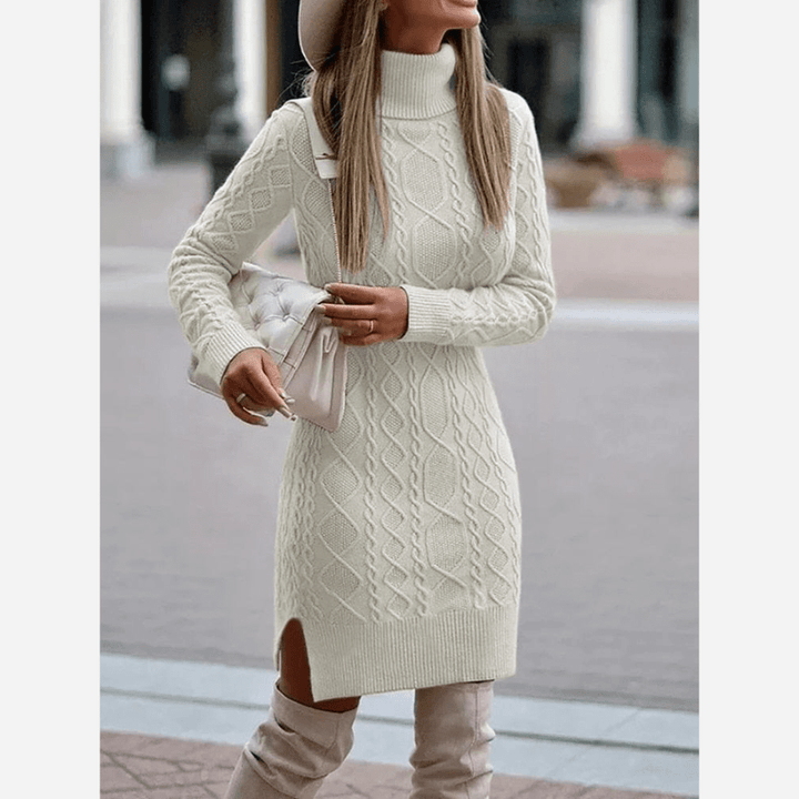 Drune | Stylisches Boho-Rollkragenkleid für Damen
